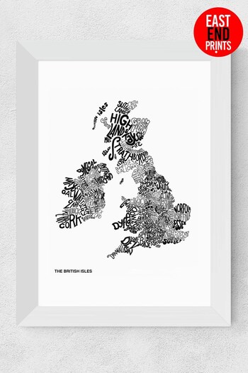 East End Prints White The British Isles Print by Phillip Sheffield (A96106) | £42 - £110