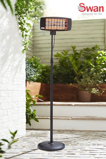 Swan Black Stand Patio Heater (A96132) | £130