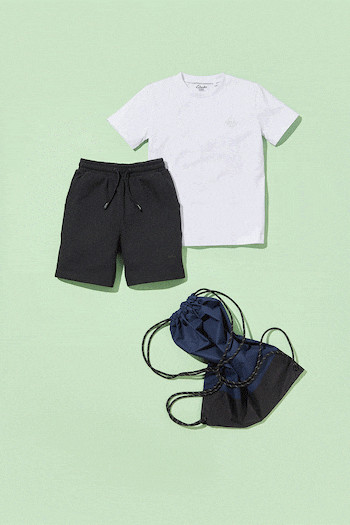 Clarks Multi Boys T-Shirt, Shorts for and Bag PE Kit (A96341) | £18 - £20