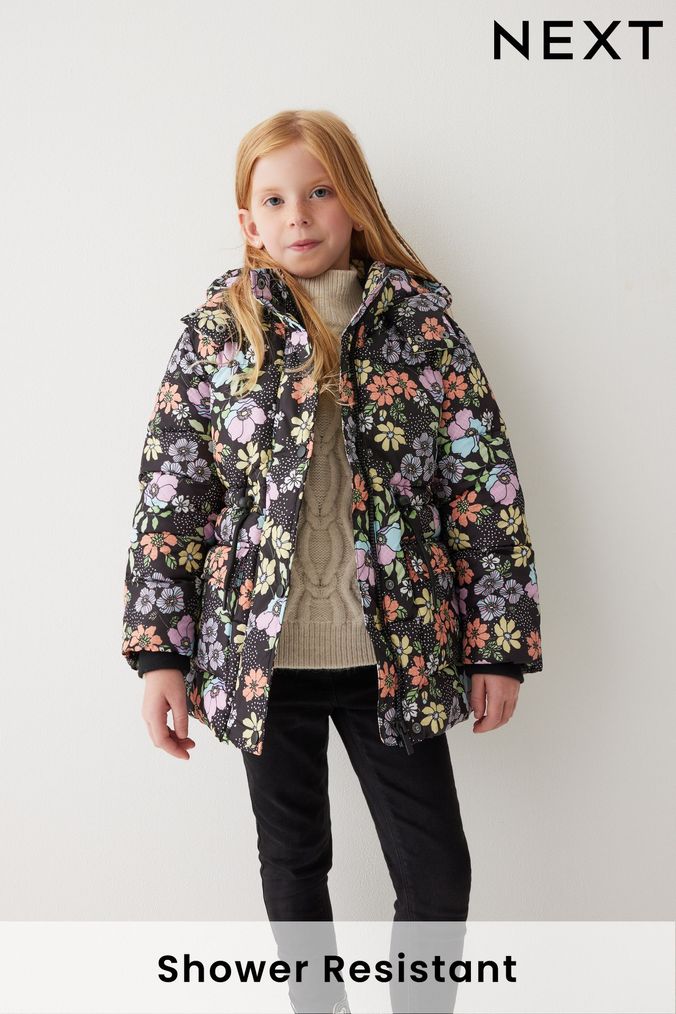 Buy Black Floral Coats Online Next UK