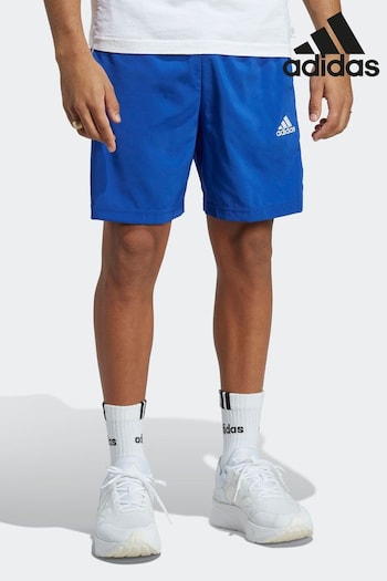 adidas Blue NEW Sportswear Aeroready Essentials Chelsea 3-Stripes Shorts (A96521) | £23