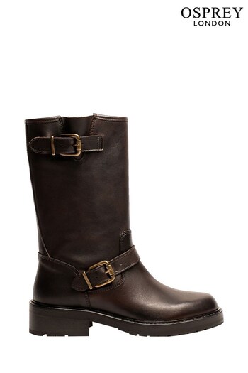 OSPREY LONDON Women's 'The Amethyst' Chocolate Brown Boots (A96525) | £395