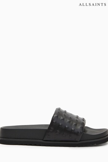 AllSaints Shay Black Sandals (A96548) | £129