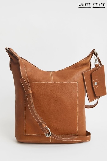 White Stuff Tan Fern Eco Leather Crossbody Bag (A96675) | £69