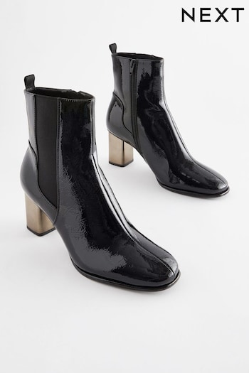 Black Forever Comfort® Metal Heel Ankle Boots (A96706) | £45
