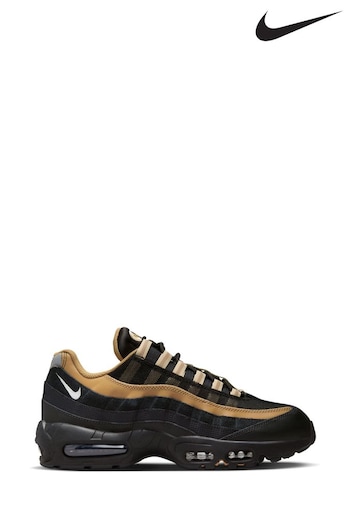 Nike Black/Gold Air Max 95 Trainers (A96814) | £175