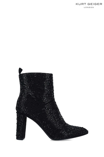 KG Kurt Geiger London Womens Black Suri Bling Nero Boots (A96846) | £179