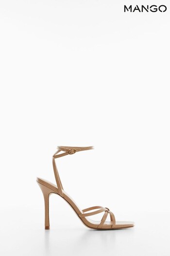 Mango Pink Strappy Heeled Sandals (A96945) | £36