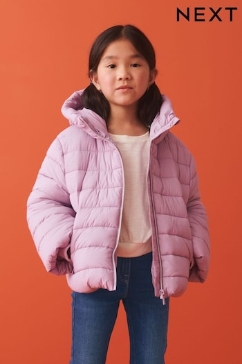 Lilac Purple Shower Resistant Padded Coat (3-16yrs) (A96957) | £20 - £30
