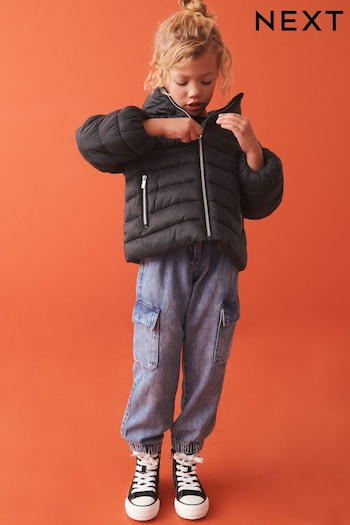 Black Shower Resistant Padded Coat (3-16yrs) (A96969) | £20 - £30