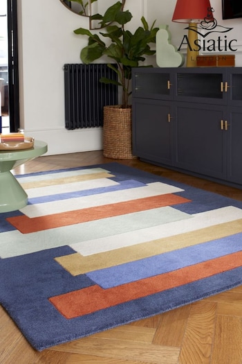 Asiatic Rugs Blue Reef Stacks Rug (A97584) | £199 - £559