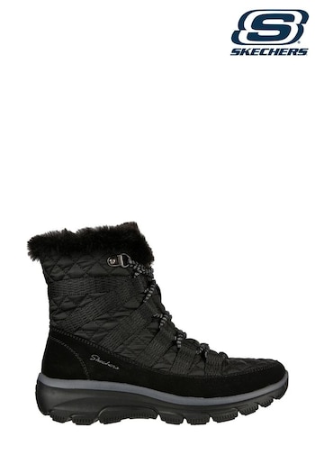 Skechers Black Easy Going Moro Street Womens Boots Recycled (A97659) | £82
