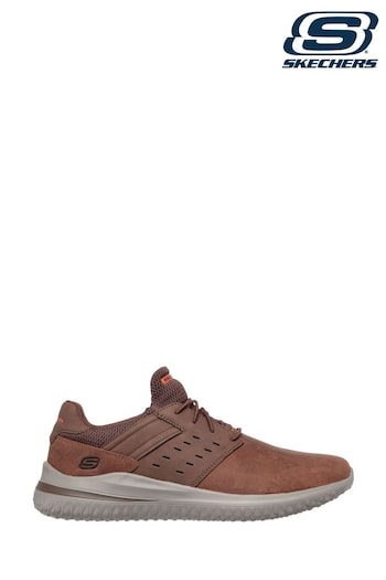 Skechers Step Brown Delson 3.0 Ezra Mens Trainers (A97839) | £77