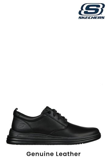 Skechers oficial Black Proven Mens Shoes (A97841) | £77