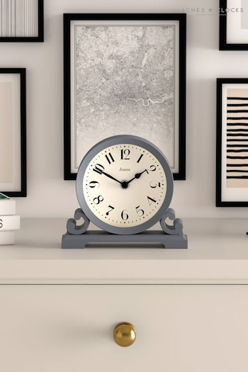 Jones Clocks Navy Navy Classic Mantel Clock with Arabic Dial (A98026) | £25