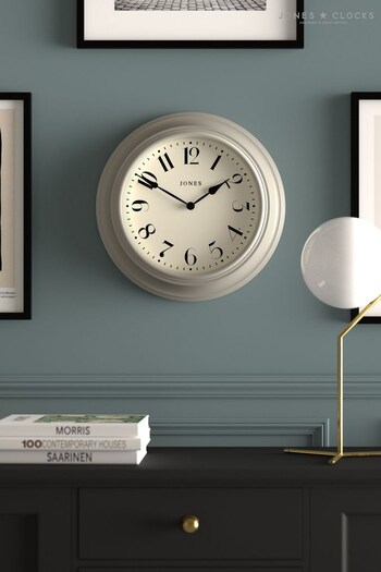Jones Clocks Grey Grey Cocktail Wall Clock (A98051) | £50