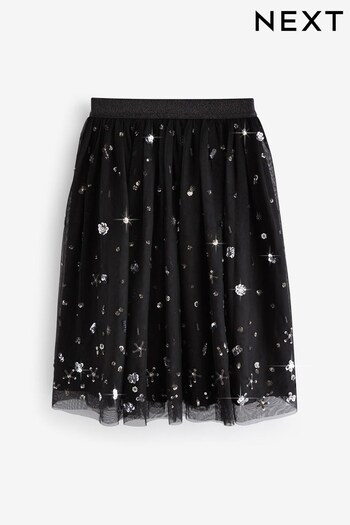 Black Pleated Midi Skirt (3-16yrs) (A98078) | £25 - £30