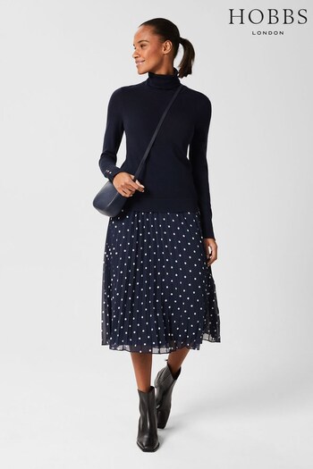 Hobbs Blue Losie Skirt (A98091) | £129