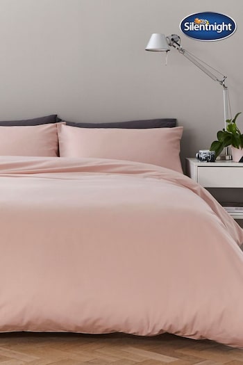 Silentnight Pink Pure Cotton Duvet Cover and Pillowcase Set (A98134) | £30 - £45