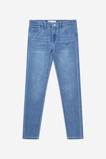 Girls Cotton Denim Super Skinny 710™ Jeans in Blue (A98244) | £7