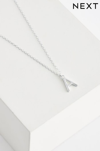 Sterling Silver A Initial Necklace (A98361) | £18