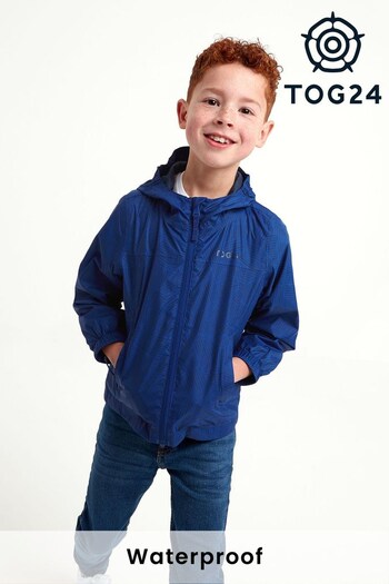 TOG24 Royal Blue Copley Kids Waterproof Jacket (A99048) | £32