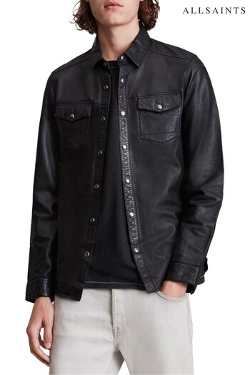 AllSaints Irwin Black Shirt (A99176) | £249
