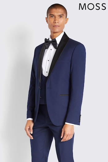MOSS Blue Slim Fit Dresswear Suit: Jacket (A99310) | £129