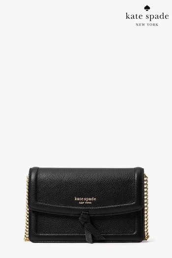 Kate Spade New York Knott Flap Leather Crossbody Bag (A99489) | £250