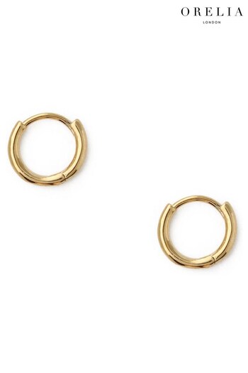 Orelia London 18K Gold Mini Micro Hoop Earrings (A99980) | £15