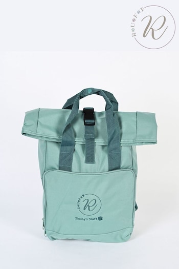 Personalised Luxury Roll Top Backpack by RUFF (AA0103) | £45