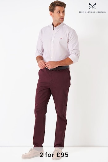 Crew Clothing Company Slim Chinos Trousers (AA0422) | £65