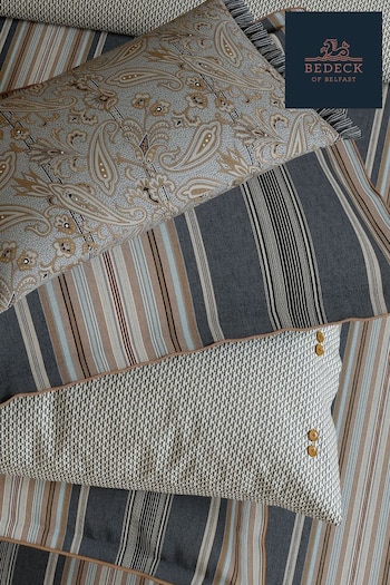 Bedeck of Belfast Charcoal/Tan Oscar Cushion (AA0784) | £45