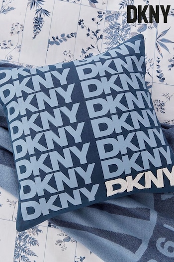 DKNY Blue Token Logo Throw (AA0845) | £85