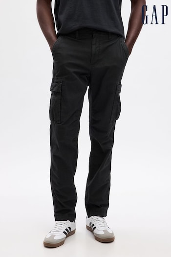 Gap Black Slim Fit Cargo Trousers (AA1425) | £45