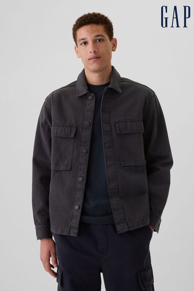 Mens Black Denim Jackets Dark Denim Jackets Next UK