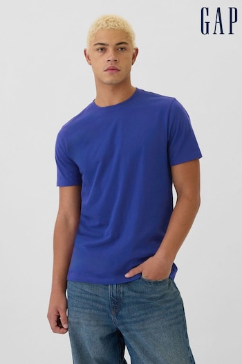 Gap Cobalt Blue Everyday Soft Crew Neck Short Sleeve T-Shirt (AA1470) | £10