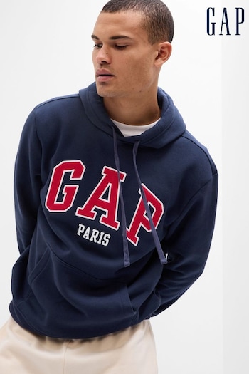 Gap Blue Paris Logo Hoodie (AA1483) | £30