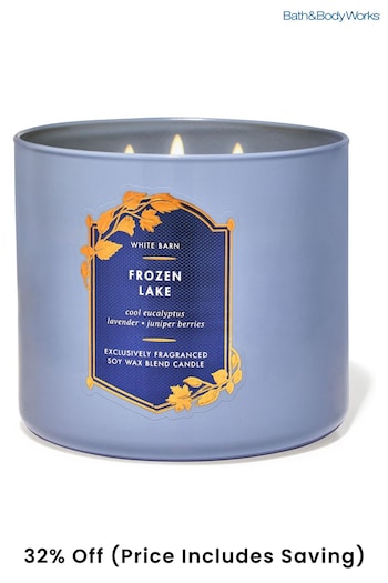 Bath & Body Works Frozen Lake 3-Wick Candle 14.5 oz / 411 g (AA1814) | £29.50