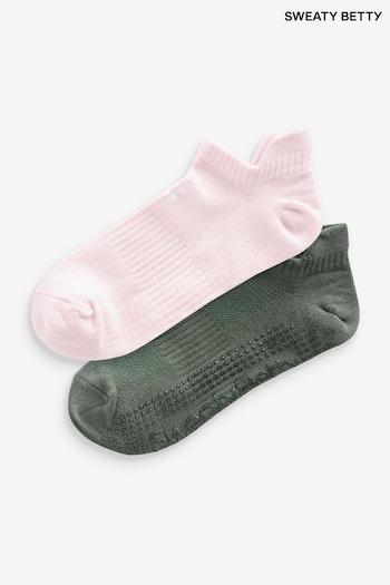 Sweaty Betty Pink Barre Gripper Socks 2 Pack (AA2085) | £25