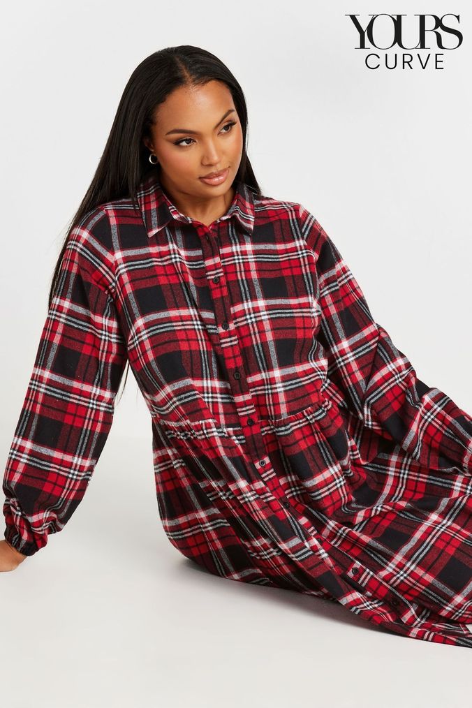 Checked dresses online outlet