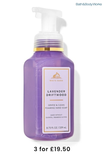 Bath & Body Works Lavender Driftwood Gentle & Clean Foaming Hand Soap 8.75 fl oz / 259 mL (AA2954) | £10