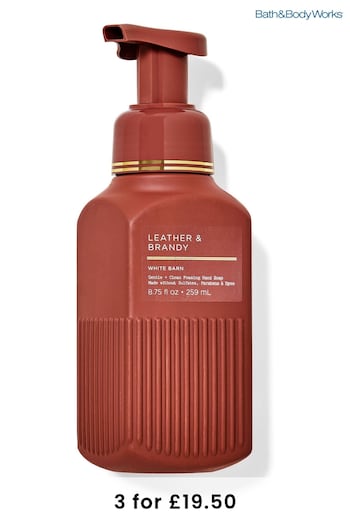 Bath & Body Works Leather & Brandy Gentle & Clean Foaming Hand Soap 8.75 fl oz / 259 mL (AA2970) | £10