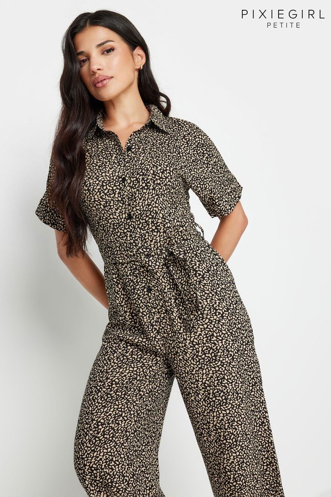 Next leopard jumpsuit clearance