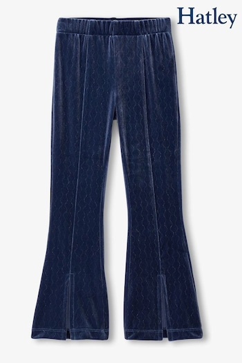 Hatley Blue Sparkle Wave Stretchy Flared Trousers (AA3459) | £24