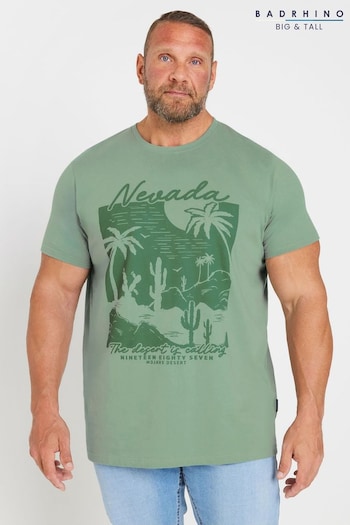 BadRhino Big & Tall Green Nevada T-Shirt (AA4514) | £19