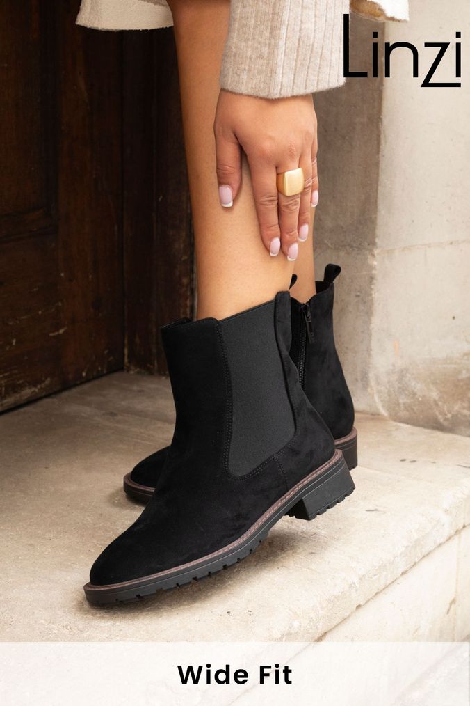 Women s Suede Chelsea Boots Next UK