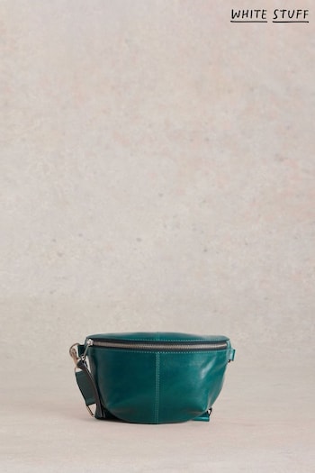 White Stuff Green Mini Sebby Leather Sling Bag (AA7767) | £49