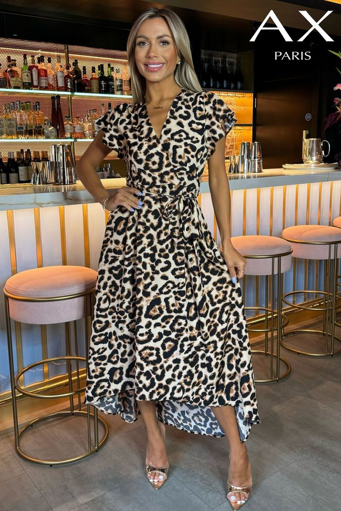 Ax paris curve leopard print dress shop
