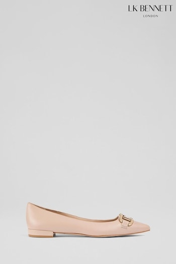 LK Bennett Natural Natalya Snaffle Flats (AA8731) | £249